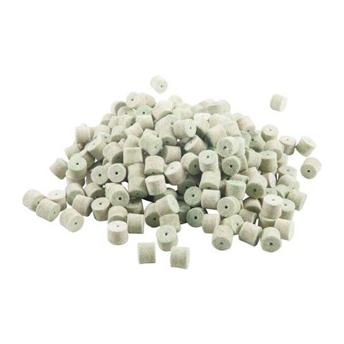 Effortlessly clean rifle and handgun barrels with VFG's Super Intensive Pellets, featuring absorbent felt and brass fibers for superior scrubbing power.