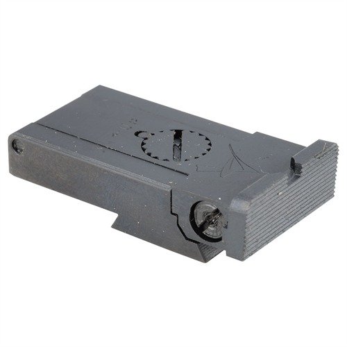 Enhance your shooting precision with the VOLQUARTSEN TL 2000 Rear Sight, featuring CNC-milled steel for accurate adjustments and easy installation on Ruger® 22 pistols.