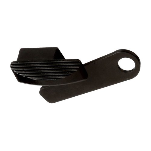 Upgrade your Ruger Mark IV with Volquartsen's Extended Bolt Release for easier operation, featuring an enlarged, textured surface for better grip and control.