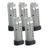 Upgrade your M&P Shield with these durable 9mm magazines, featuring 8-round capacity, steel construction, and extended base-plate for improved grip.