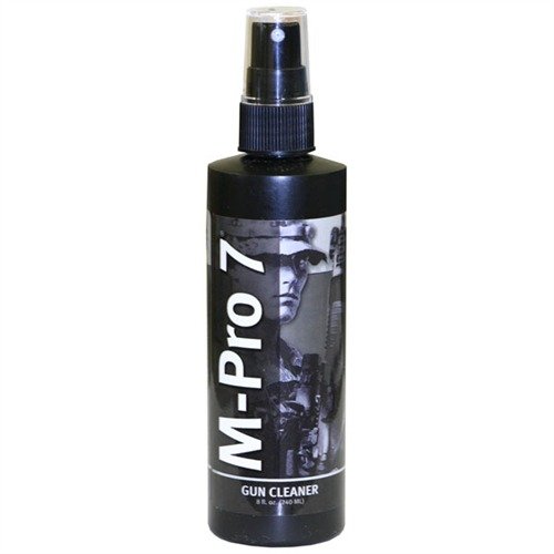 M-PRO 7 Gun Cleaner, 8 oz. pump spray, offers advanced cleaning technology for superior performance, ensuring your firearms are maintained to the highest standards.