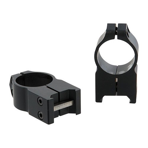 The Warne Maxima Extra-High Rings offer rugged steel construction and close-tolerance dovetails for secure mounting, fitting Warne Maxima, Weaver, and Picatinny bases.