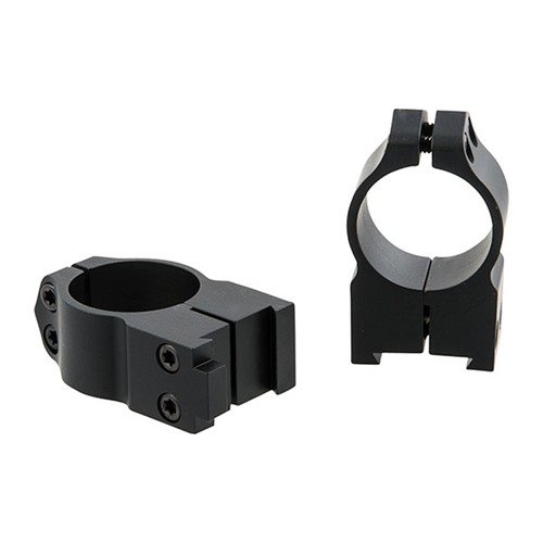 Enhance your CZ 550 with Warne's 1" High Grooved Receiver Rings, crafted from MIM Steel and finished in matte black for durability and a sleek look.