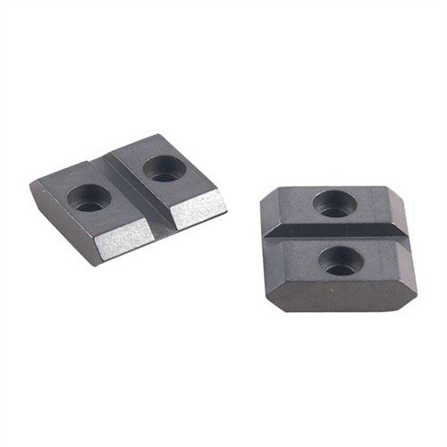 Maxima 2-Piece Steel Bases offer a sleek low profile, full-width recoil slots for stability, and compatibility with Warne QD Rings for versatile mounting.