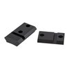 Warne Maxima Steel Bases offer a sleek, low-profile design, robust Weaver-style mounting, and full-width recoil slots for optimal performance with open sights.