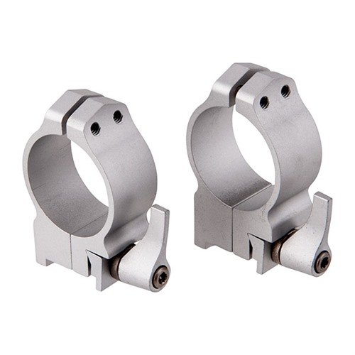 Experience unparalleled strength and quick detach convenience with Warne's Maxima Grooved Receiver Rings, ensuring zero retention and perfect fit for Ruger rifles.