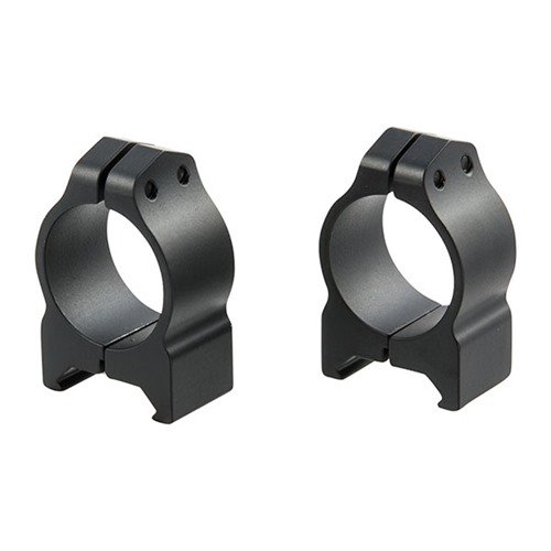 Discover the WARNE Maxima Fixed Rings, crafted from durable steel with a sleek black powder coat, offering reliable mounting in Low, Medium, or High heights.