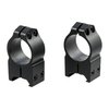 The Warne Maxima Fixed Rings offer durable steel construction, a sleek matte finish, and a high profile, ensuring optimal scope alignment and stability.