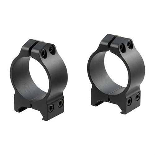 The Warne Maxima Fixed Rings offer robust steel construction, a sleek matte finish, and precise height options for optimal scope alignment on your firearm.