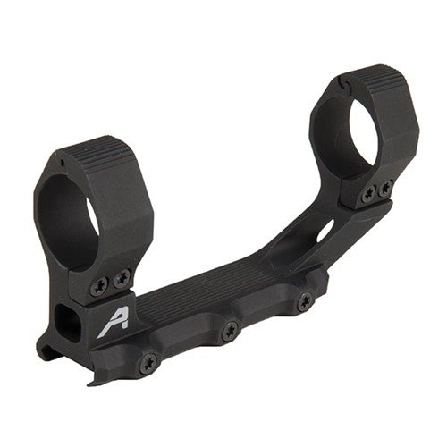 The Aero Precision Ultralight Scope Mount is a lightweight, rigid design crafted from 6061 T6 aluminium, perfect for AR receivers, weighing just 3.1-3.3 ounces.