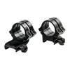 The Weaver Quad Lock Rings feature a durable aluminum design with a high gloss finish, providing double the holding power and compatibility with Weaver-style bases.