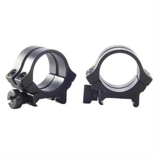 The Weaver Quad Lock Rings offer enhanced stability with four caps for double the holding power, available in various finishes and ideal for Weaver-style bases.