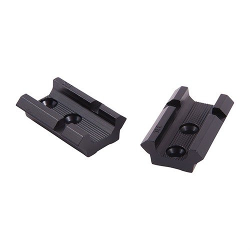 Lightweight aluminum TOP MOUNT BASES fit a variety of rifles, shotguns, and handguns, ensuring versatility and reliability for your shooting needs.