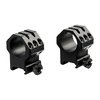 The Weaver 1" Tactical Rings offer ultra-secure mounting for large-objective scopes, featuring durable aluminum construction and extra-high options for optimal clearance.
