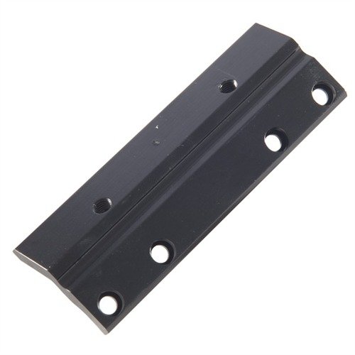The Weaver #1 Side Mount Base offers superior bolt and ejection clearance with its durable aluminum construction and sleek black anodized finish for enhanced performance.