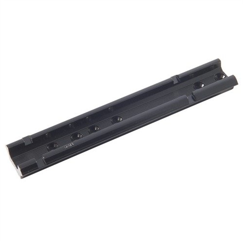 The WEAVER #63B Top Mount Base offers durable aluminum construction with a polished blue finish, fitting both Top Mount and See-Thru Mount Rings for versatile use.