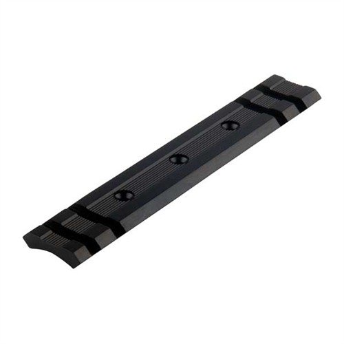 The WEAVER #414M Base offers durable aluminum construction with a polished blue finish, designed for easy mounting of rifles, shotguns, and handguns.