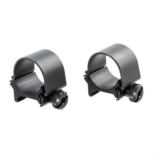 Discover the Weaver 1" Low Matte Blue Top Mount Rings, featuring a durable aluminum lower and steel components, now also available in a stunning stainless finish!