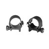 Discover the durable WEAVER 1" High Top Mount Rings in a sleek stainless finish, featuring an aluminum lower and steel components for reliable performance.