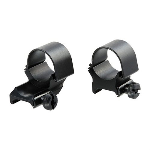 Enhance your shooting precision with Weaver's 1" High Top Mount Extension Rings in Matte Blue, now available in stainless finish for durability and style.