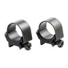 Discover the Weaver 30mm Low Top Mount Rings in Matte Blue, offering durable aluminum and steel construction, perfect for various scope heights and finishes.
