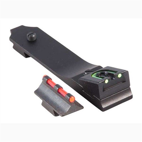 Enhance your shooting accuracy with Williams Gun Sight's Winchester Fire Sights, featuring a durable machined aluminum build and vibrant fiber optic sights.