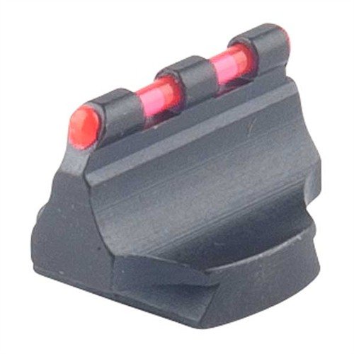 Enhance your accuracy with the Williams Gun Sight .450" Fiber Optic 450W Front Sight, featuring a durable blued steel construction and a bright red fiber optic insert.