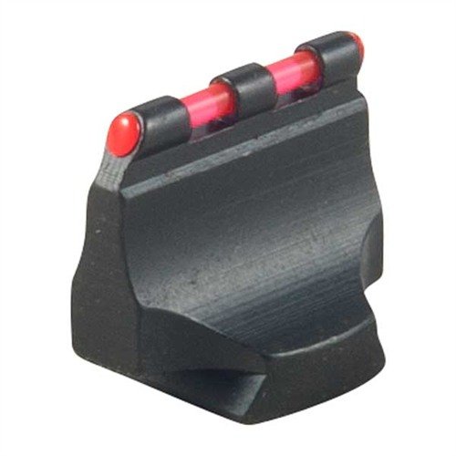 .570" Fiber Optic 570W Front Sight by Williams Gun Sight features a durable blued steel construction, enhanced visibility with a red fiber optic insert, and fits a nominal 3/8" dovetail.