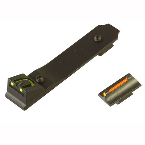 Enhance your shooting accuracy with the Williams Gun Sight Marlin Dovetail Fire Sight Set, featuring easy-to-see fiber optics for improved visibility.
