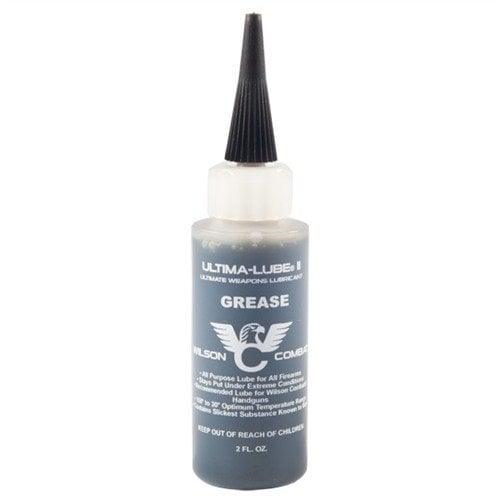 ULTIMA-LUBE II GREASE is a light, non-migrating grease that reduces friction, keeps your firearm clean, and is perfect for AR-style rifles above 50°F.