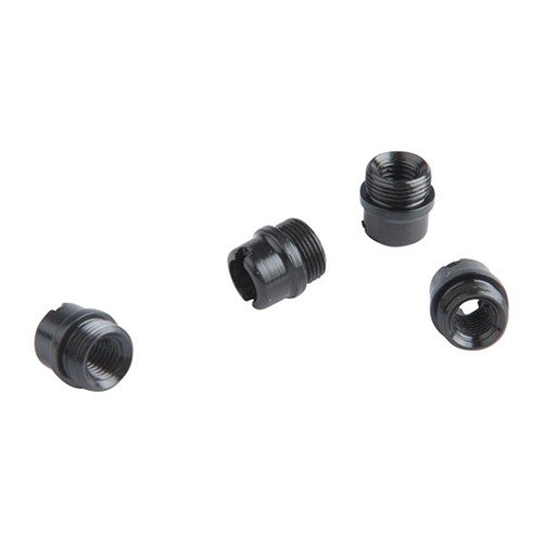 Upgrade your 1911 with Wilson Combat's blue grip screw bushings; a durable, direct replacement for damaged parts, sold in sets of 4 for easy installation.