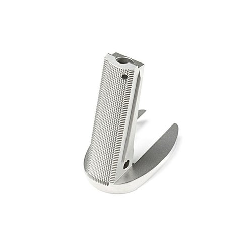 The Wilson Combat One-Piece Bullet Proof Magwell offers precision CNC machining, 30 LPI checkering, and a robust design for Government and Commander 1911 frames.