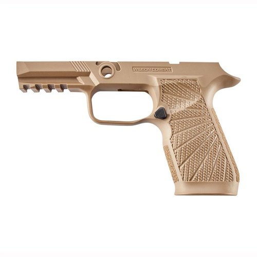 Enhance your SIG P320 Carry with the Wilson Combat WCP320 grip module, featuring improved control, reduced recoil, and a custom feel for optimal performance.