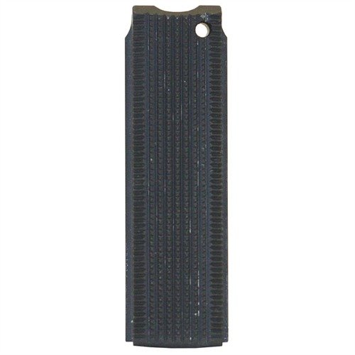 Upgrade your 1911 with the Wilson Combat Blue Mainspring Housing, featuring deep checkering for a no-slip grip and solid steel construction for durability.