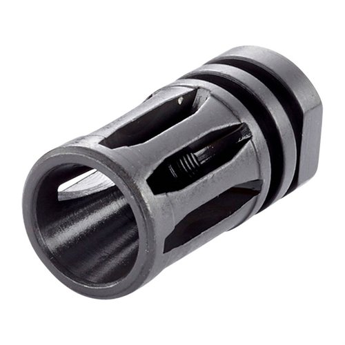 Enhance your AR-15 with the Wilson Combat A2 Birdcage Flash Hider, featuring Mil-Spec quality, a durable black phosphate finish, and compatibility with standard 1/2 in. x 28 TPI barrels.