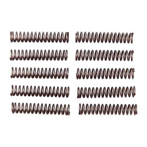 Enhance your 1911 with Wolff's Reduced Power Mag Catch Spring for quicker magazine changes; each pack includes 10 #3 catch springs for reliable performance.