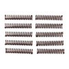 Enhance your 1911 with Wolff's Reduced Power Mag Catch Spring for quicker magazine changes; each pack includes 10 #3 catch springs for reliable performance.