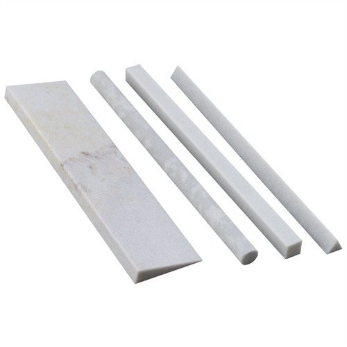 The Washita Mountain Whetstone Arkansas 4-Stone Set features natural stones in ideal shapes for gunsmithing, ensuring precision sharpening for all your tools.