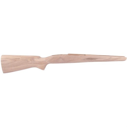 Enhance your Mauser 96 with this unfinished Walnut stock, featuring a straight grain and 14" LOP, perfect for ’93, ’95, & ’96 small ring actions.